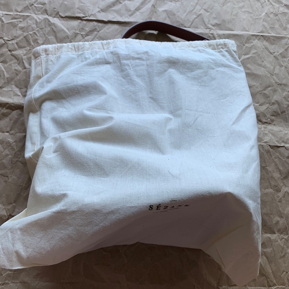 Sézane Original Farrow Bag in Chocolate Heritage Leather, New with Tags - Picture 12 of 12